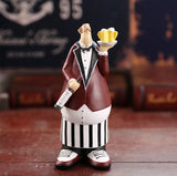Cute chef Resin Figurine Creative kitchen Crafts European Style for Home Decor