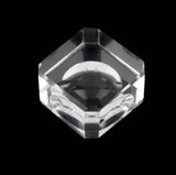 1Pcs Transparent Glass Square Dimple Crystal Ball Home Decor