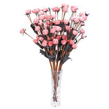 Newly Foam PE 15 Heads/pc Rose Artificial Flowers Decor Home Decoration