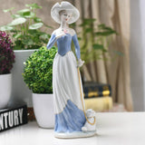 Europe Ceramic Beauty Figurines Home Decoration