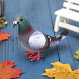 Pigeon Model Fake Artificial Imitation Bird Animal Home Garden Decoration
