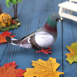Pigeon Model Fake Artificial Imitation Bird Animal Home Garden Decoration