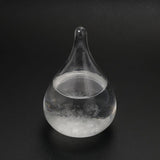 Weather Forecast Crystal Bottle Transparant Water Drop Storm Glass Liquid Wood Base Ornament Home Decor